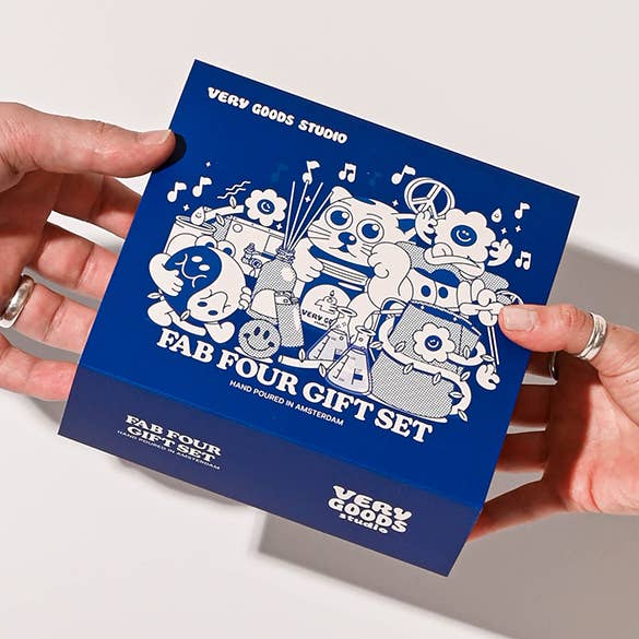 Coffret cadeau Fab Four pour la vente par Very Goods Studio