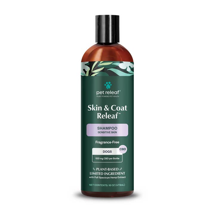 Pet Releaf CBD - Wholesale CBD Pet Products - Topical - Sensitive Skin CBD Shampoo For Dogs