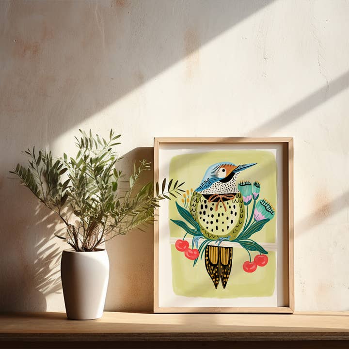 Tara Reed - Wholesale Art Print - "Northern Flicker" - 8" x 10" Giclée Art Print1