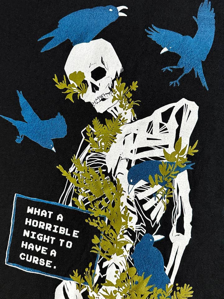 Bandage Brigade - Wholesale Screen Printed T-Shirt - Women's - Cursed Night Tee3