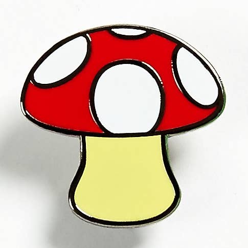 Mushroom Emoji - Spilla smaltata regalo per la tua vita per la vendita all'ingrosso da parte di Real Sic