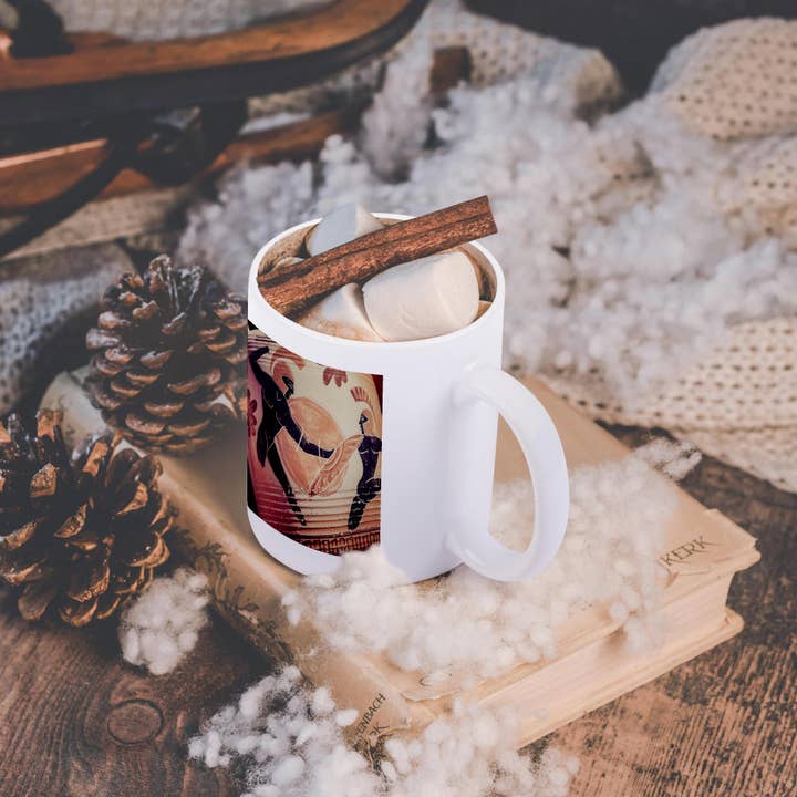 3dRose - Wholesale Coffee Mug - 3dRose, Details of painted models of ancient Greek amphora, Mug11