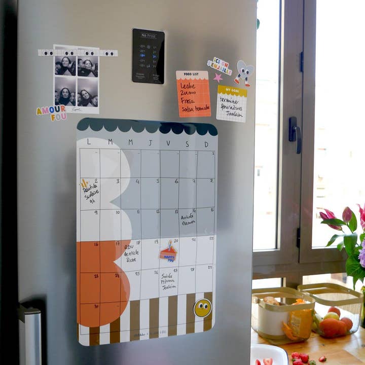 Ma Cabane à Rêves – wholesale Kalender – Magnetisk månadskalender Taxi Brousse Chic