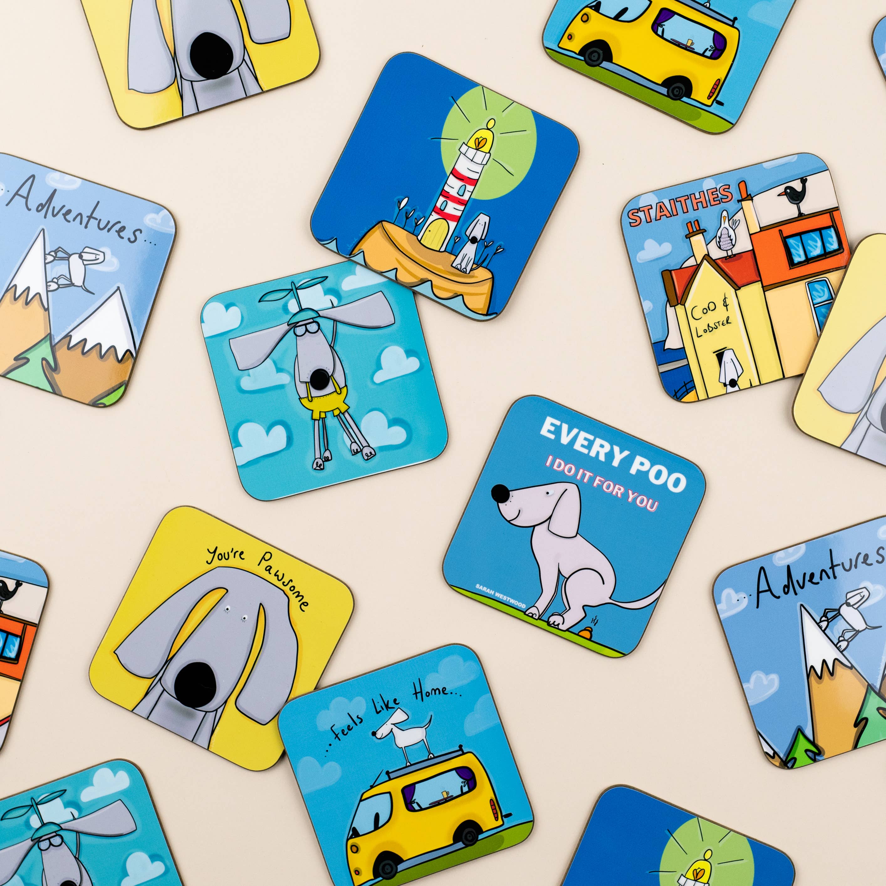 Sarah Westwood - Wholesale Coasters - Mountain Biking Coaster1