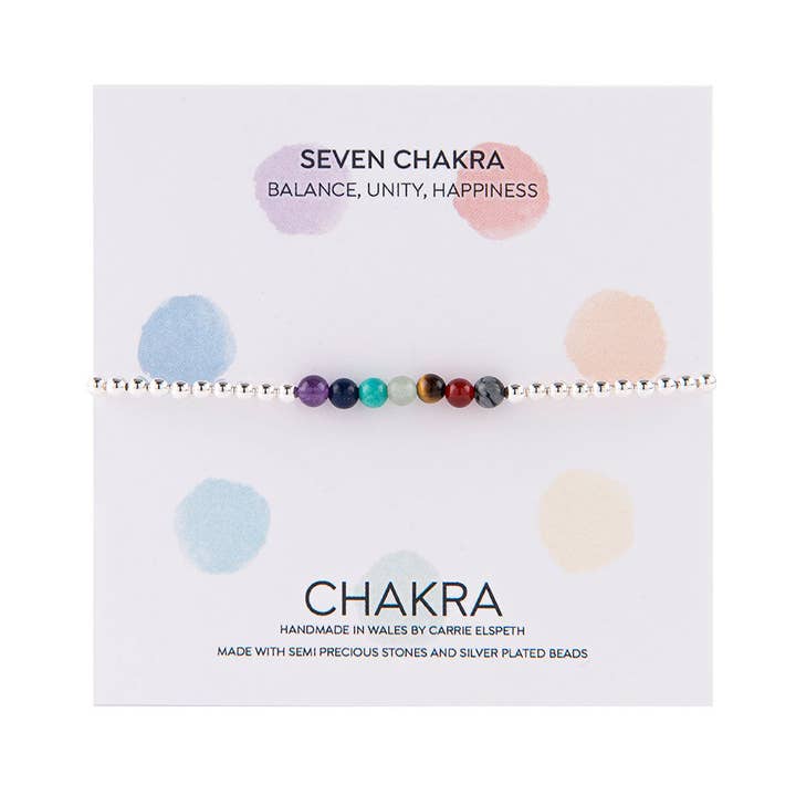 Chakra Sentiment Bracelet for wholesale by Carrie Elspeth Jewellery
