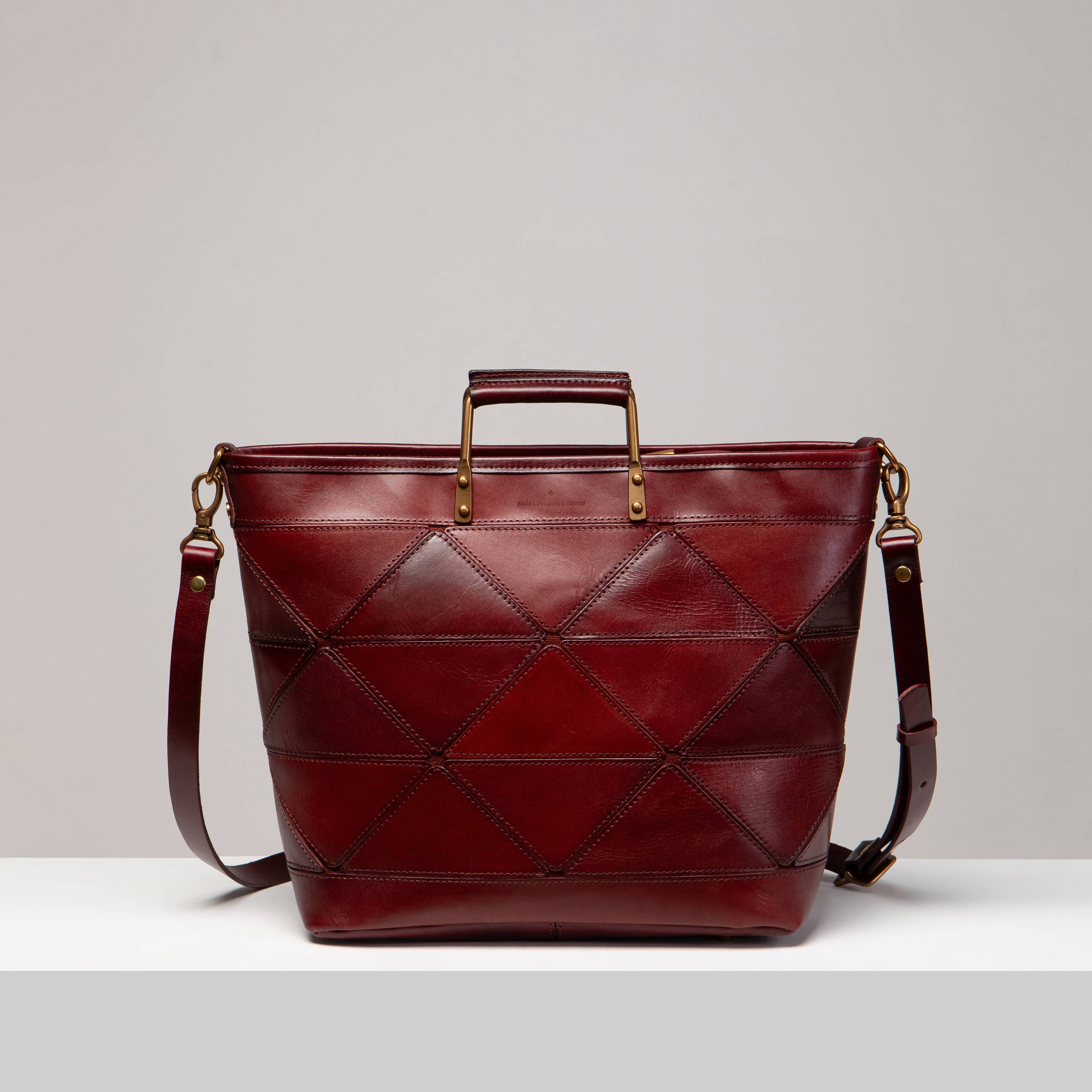 UPPDOO - Vendita all'ingrosso Borsa tote - Donna - Borsa grande Origami - Chestnut2