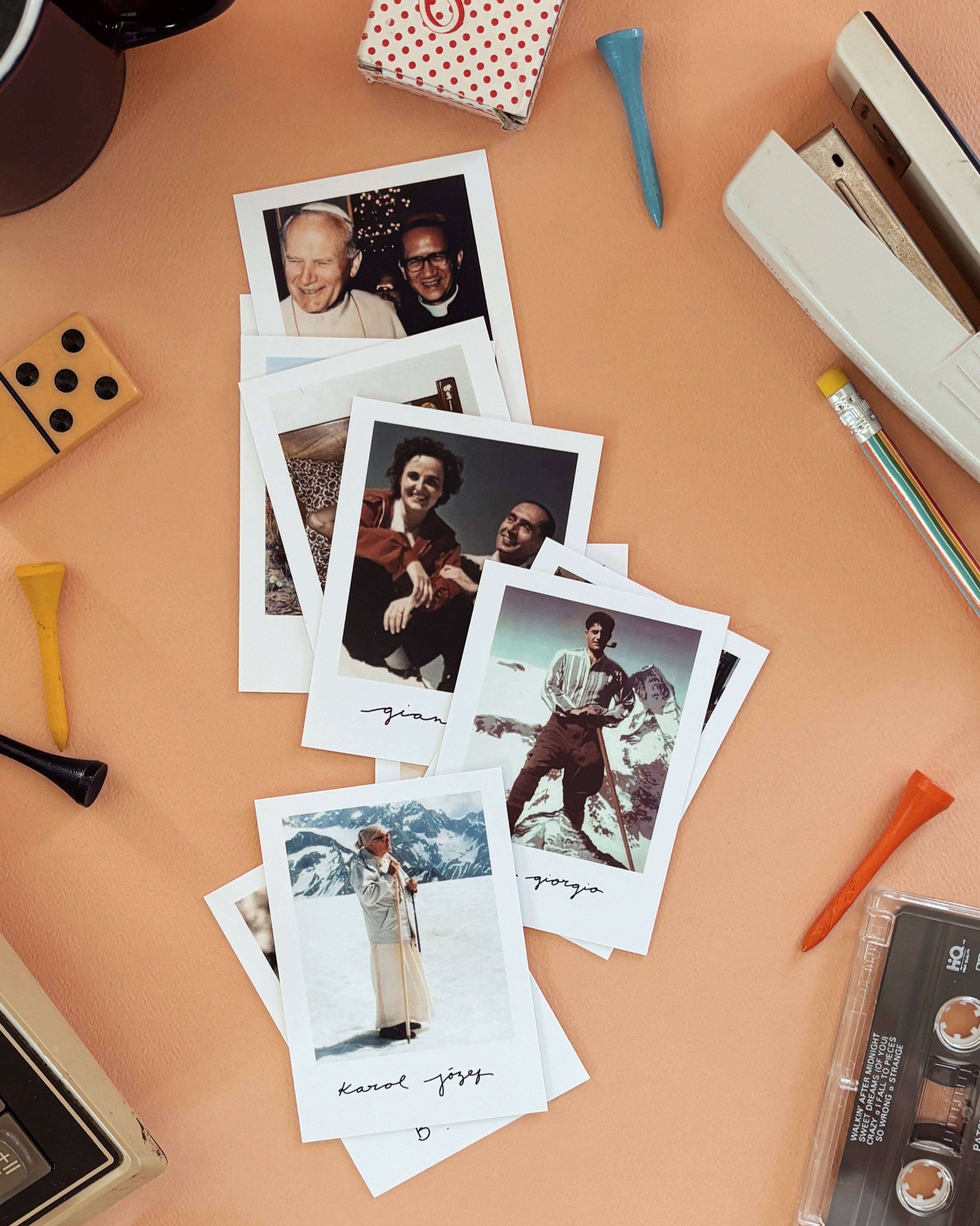 January Jane Shop - Wholesale Religious Card - Saint Polaroid Minis Color Pack3