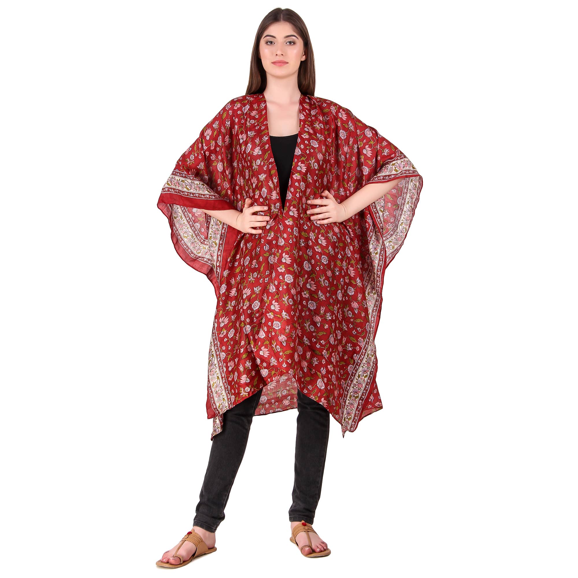Sewing New Futures, Inc - Wholesale Kimono - Women's - Vintage Sari Kimono2