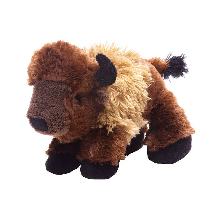 Wild Republic - Wholesale Stuffed/Plush Toy - Kids & Baby - Hug'Ems-Mini Bison Stuffed Animal 7"