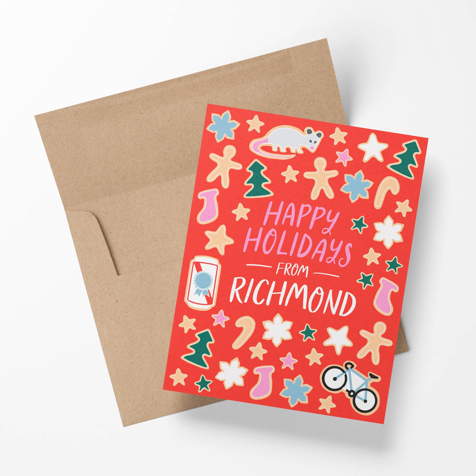 MizSant Studio - Wholesale Season's Greetings Card - Richmond, Virginia Holiday Card1