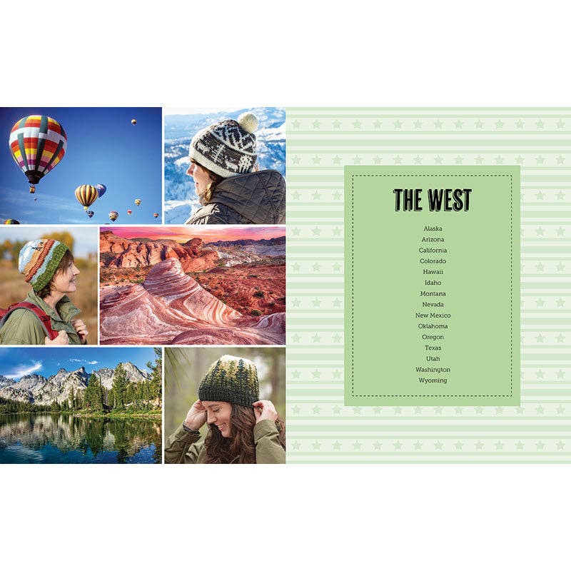 Insight Editions - #1 Pop Culture Publisher - Wholesale Crafts, Hobbies & DIY Book - Knitting the U.S.A. - 50 Beanies From 50 States (NEW!)4