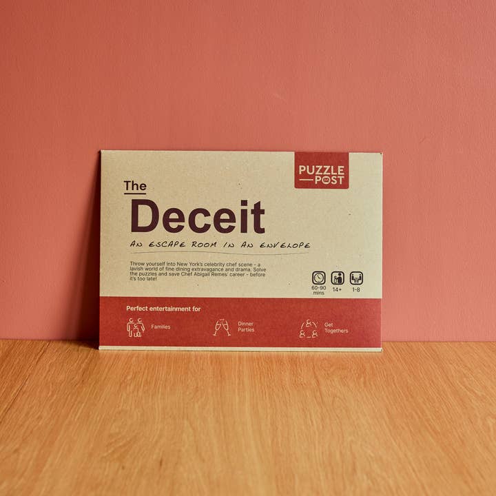 Puzzle Post Games - Wholesale Board Game - Escape Room | Puzzle Game | Board game | The Deceit