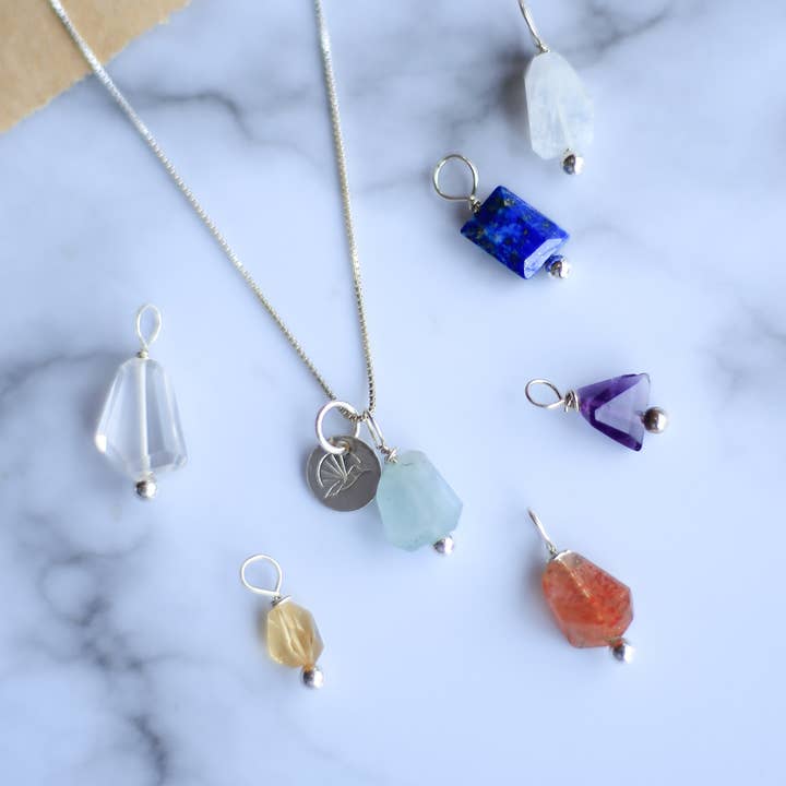 Crystal Necklace for wholesale by Buzzing Bird Studios, LLC