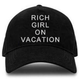 RICH GIRL ON VACATION CAP for wholesale by rich girl on vacation