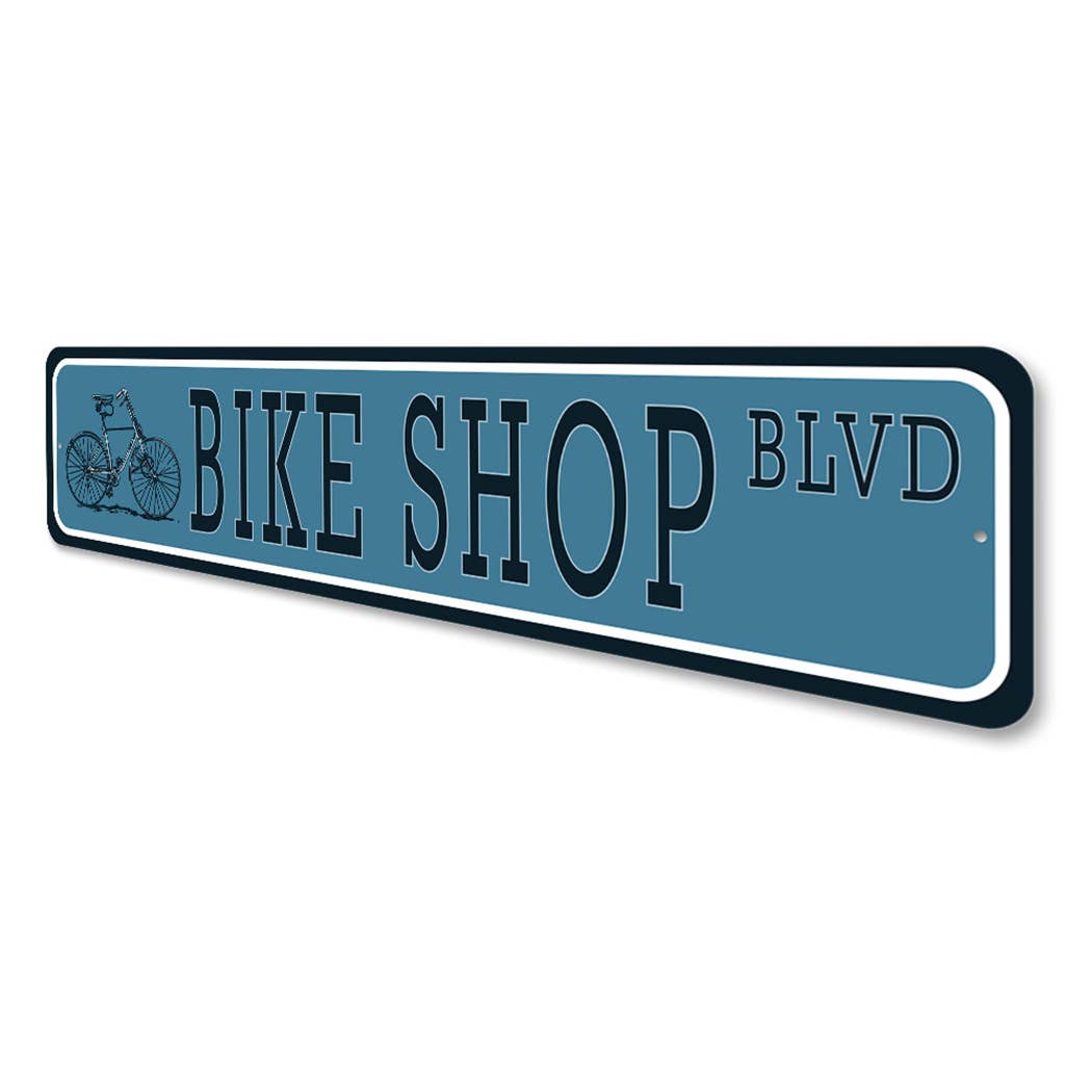 Lizton Sign Shop, Inc - Vente Pancarte - Panneau de rue Bike Shop Boulevard3