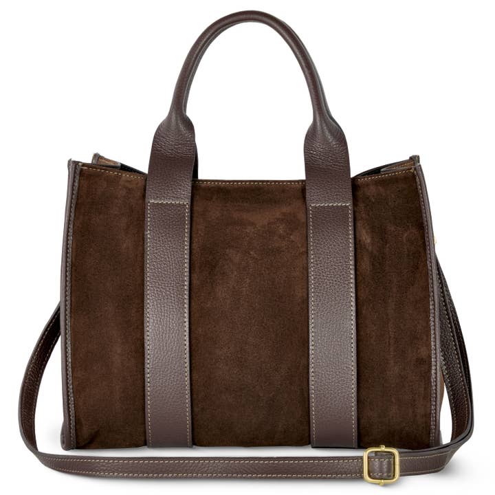 Suede Leather Tote Bag for wholesale by TAKEASY