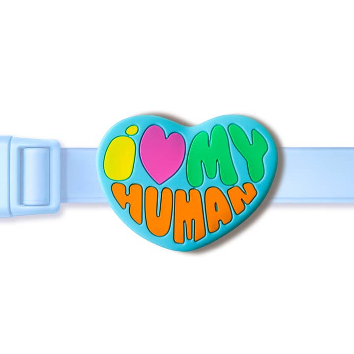 I Love My Human Jiby Dog Charm for wholesale by Jiby Dog Crew