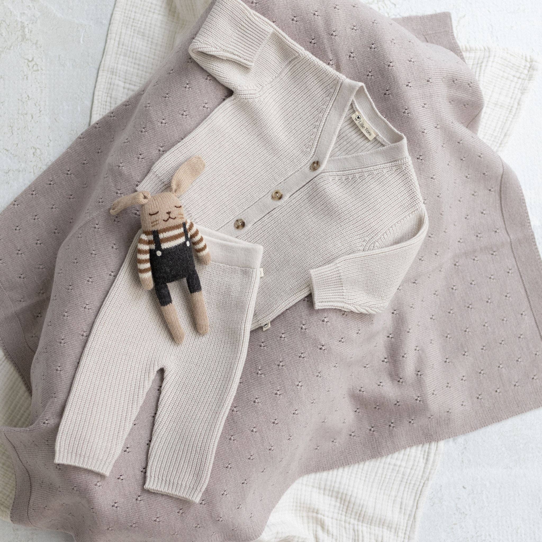 LILLE TONI - Wholesale Cardigan - Baby - Cardigan Pauli in cream1