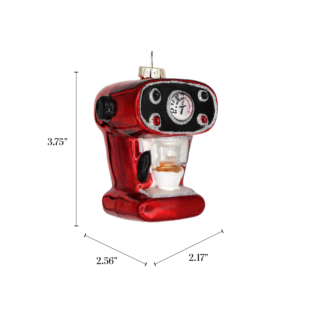 Chive - Vente Objets de décoration - Décoration de Noël en verre pour machine à expresso Funny5