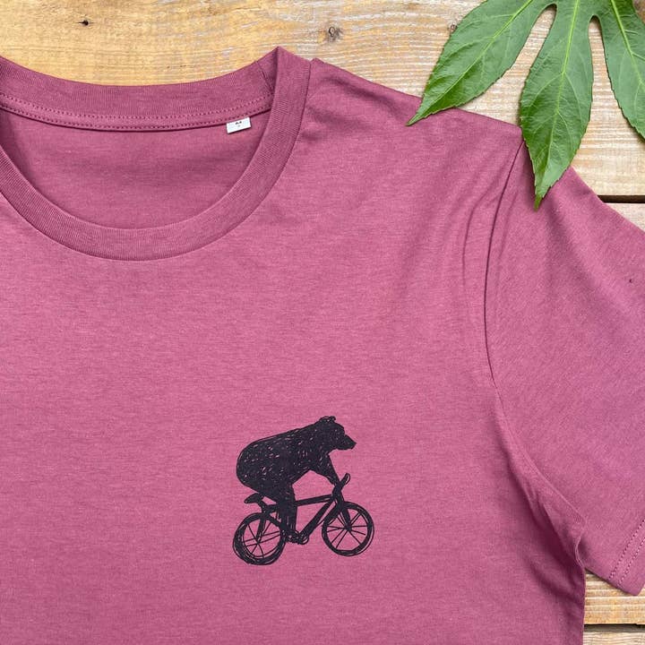 Mini T-Shirt Urso & Bicicleta por atacado de Don't Feed The Bears