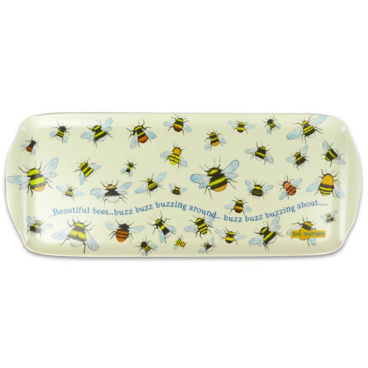 Bees Sandwich Tray for wholesale by Emma Ball Ltd