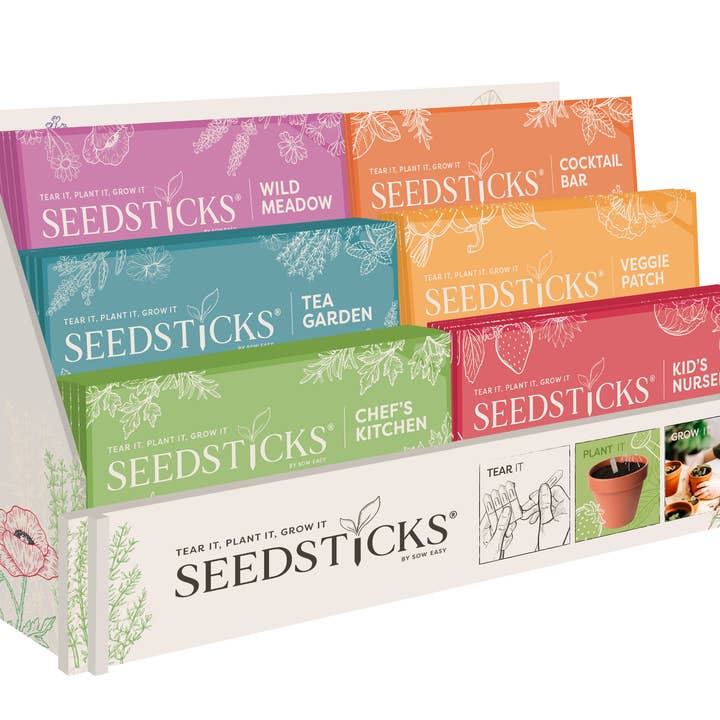 Seedsticks® Gift Pack with Point of Sale for wholesale by Seedsticks®