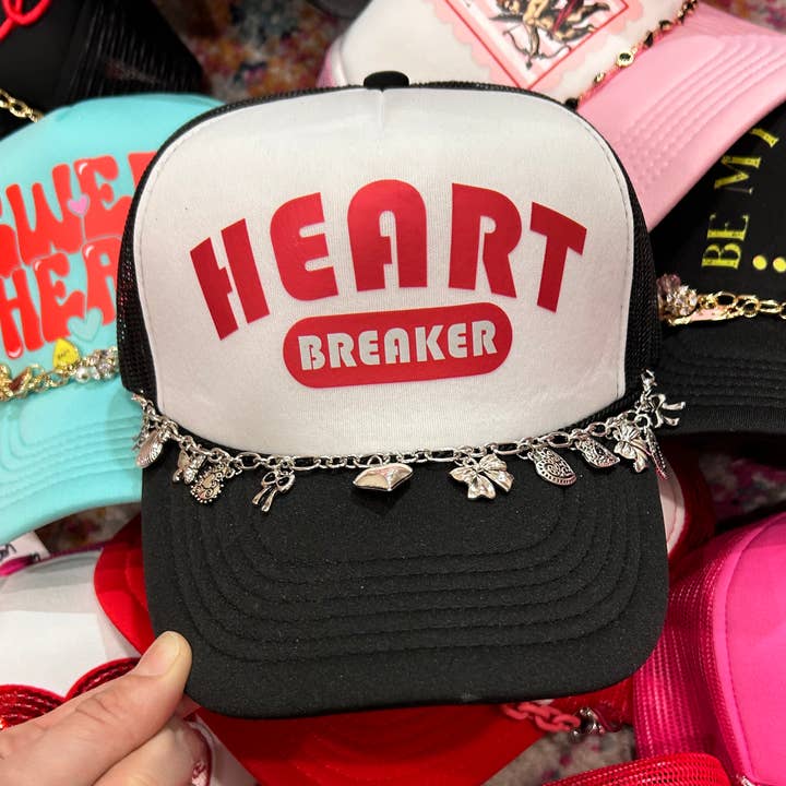Heartbreaker Trucker Hat | Valentine's Day | XOXO for wholesale by Vibes Hat Company