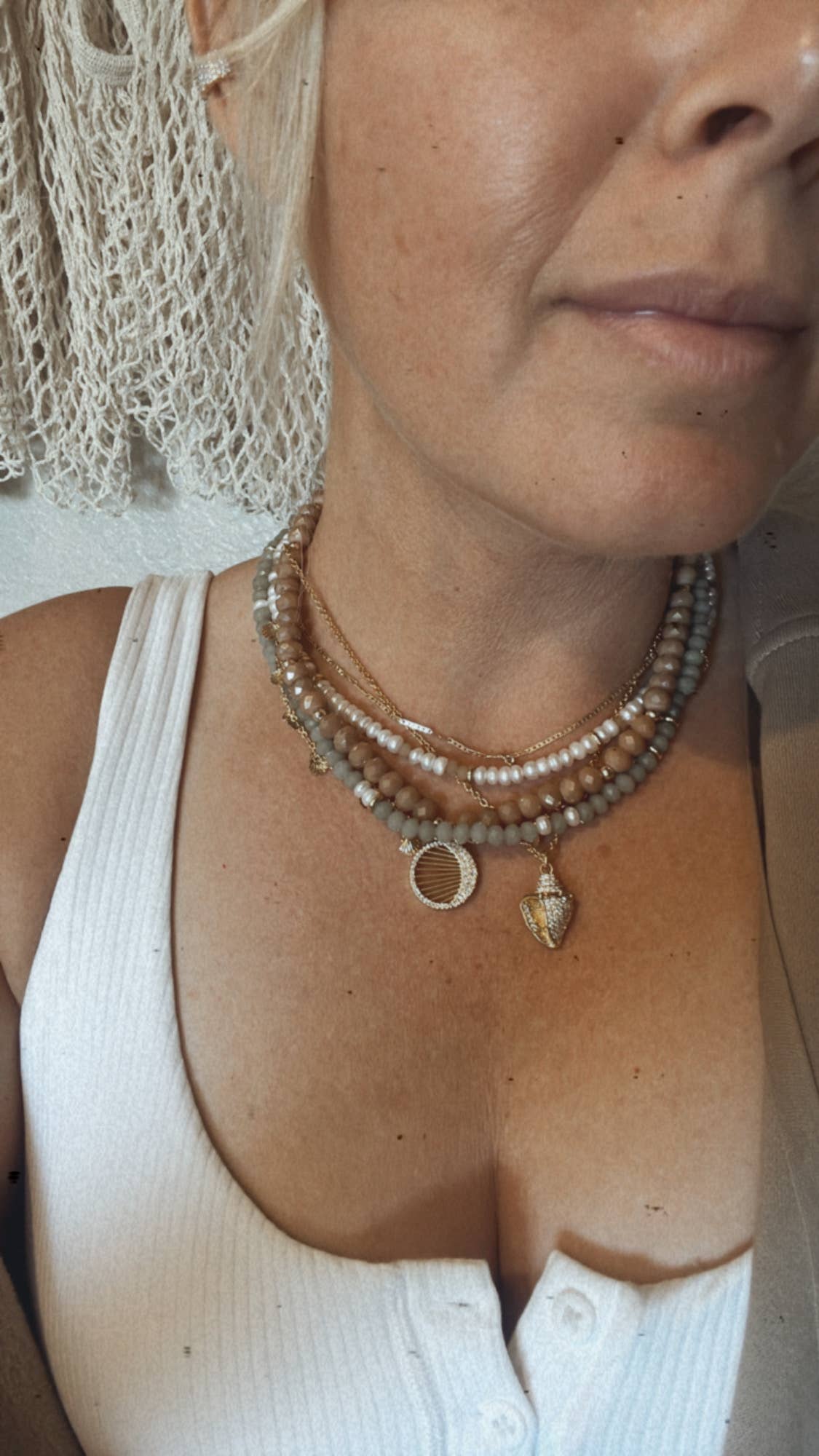 bungalowBlonde Jewelry - Wholesale Pendant/Charm Necklace - Rai Necklace :: 14k Gold Filled2