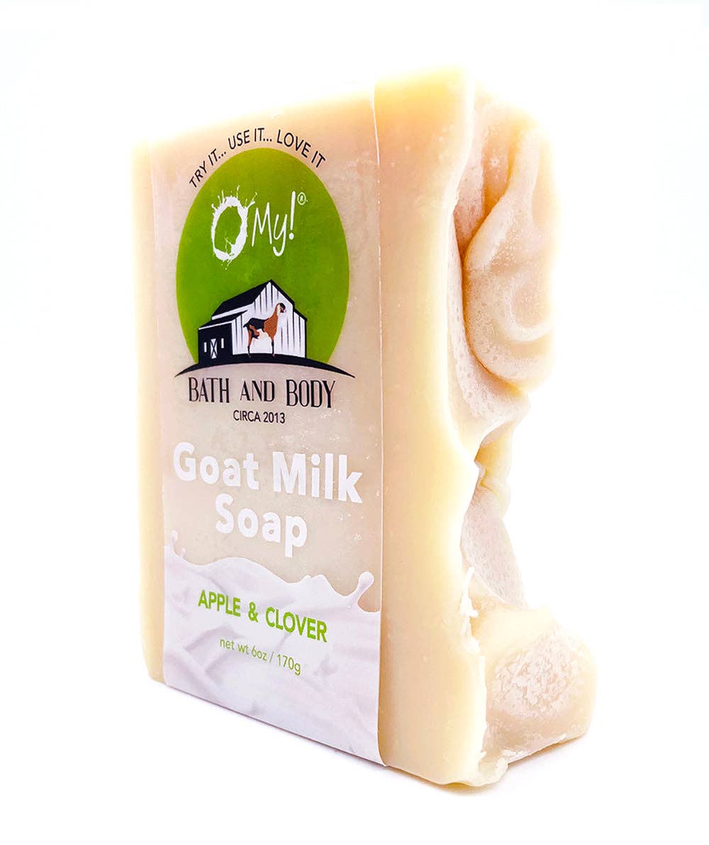 O My! Bath and Body - Vente Pains de savon - O mai ! Savon au lait de chèvre 6 oz | Fabriqué avec du lait de chèvre frais de la ferme | Sans parabens et plus | Fabriqué à la main aux États-Unis0
