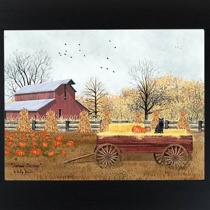 Autumn Blessings By Artist Billy Jacobs Art Framed Print for wholesale by Summer Snow Art