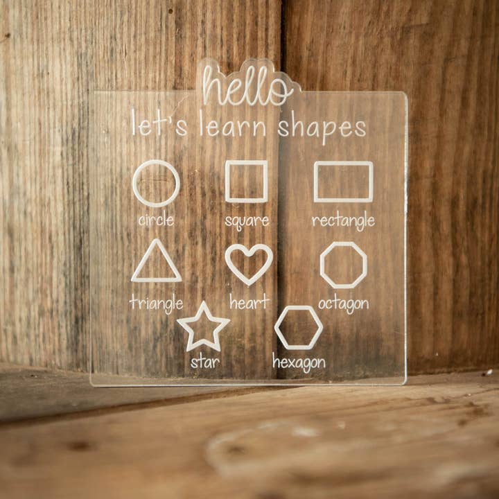 Still Magnolia – wholesale Whiteboard/dry-erase board – Shapes Trace and Erase Learning Board3