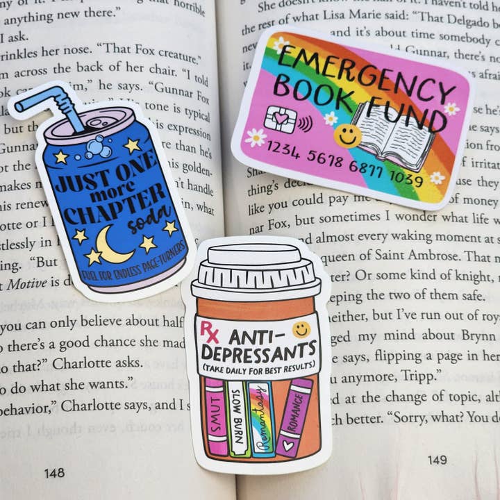 Bookish Stickers - Collection 3 for wholesale by Be Kind Booktique