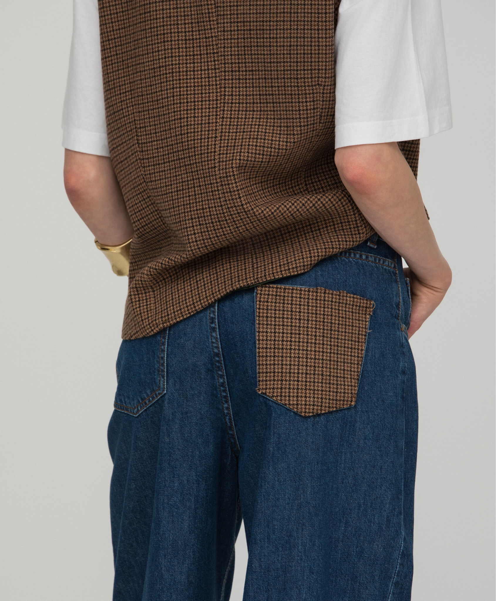 Giorgia Fratta – wholesale Jeans – Women’s – Elodie Wide Leg Jeans Made in Italy4