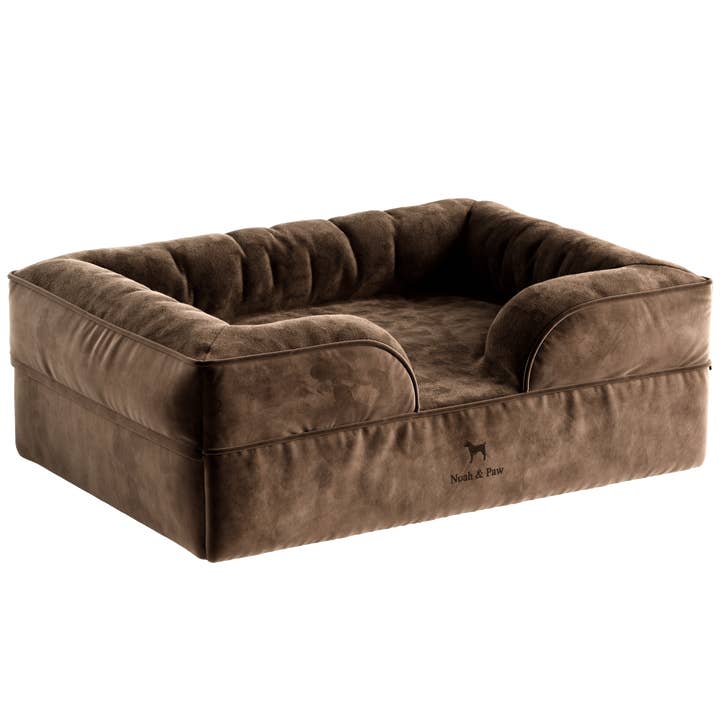 Noah and paw – wholesale Pet bed – Cat/dog – Velvet Orthopedic Pet Bed, Memory Foam, Infused with Cooling Gel