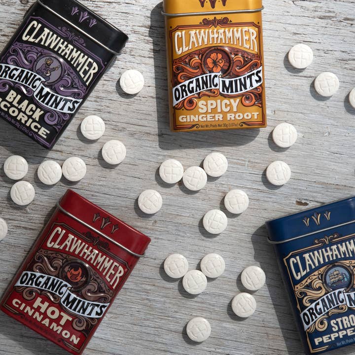 Big Sky Brands Inc. - Wholesale Mints - Clawhammer Mixed Pack - 4 flavours 48 ct.