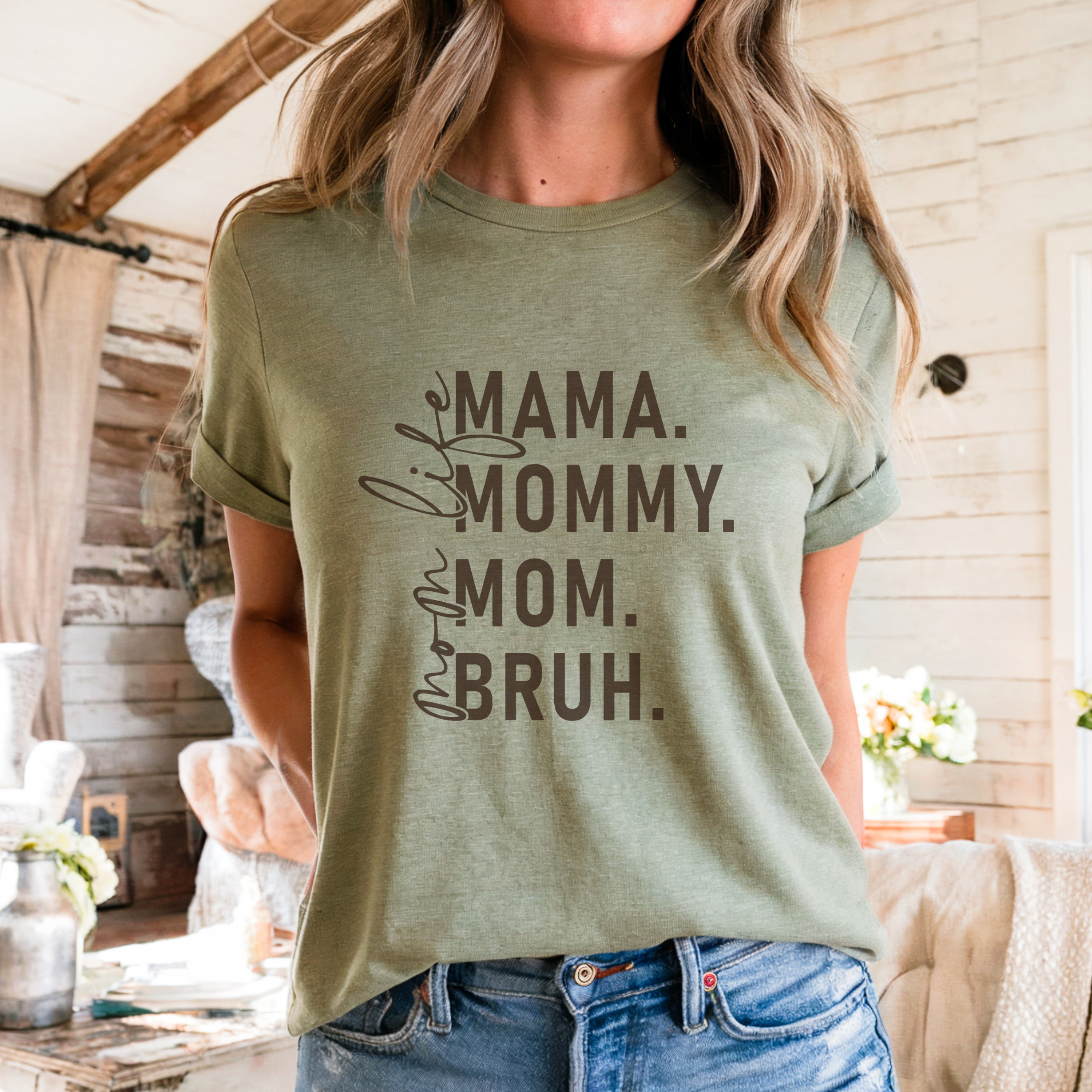 Trendznmore - Modern Graphic Apparel - Wholesale Screen Printed T-Shirt - Women's - Mom Life Mother's Day Graphic T-Shirt6