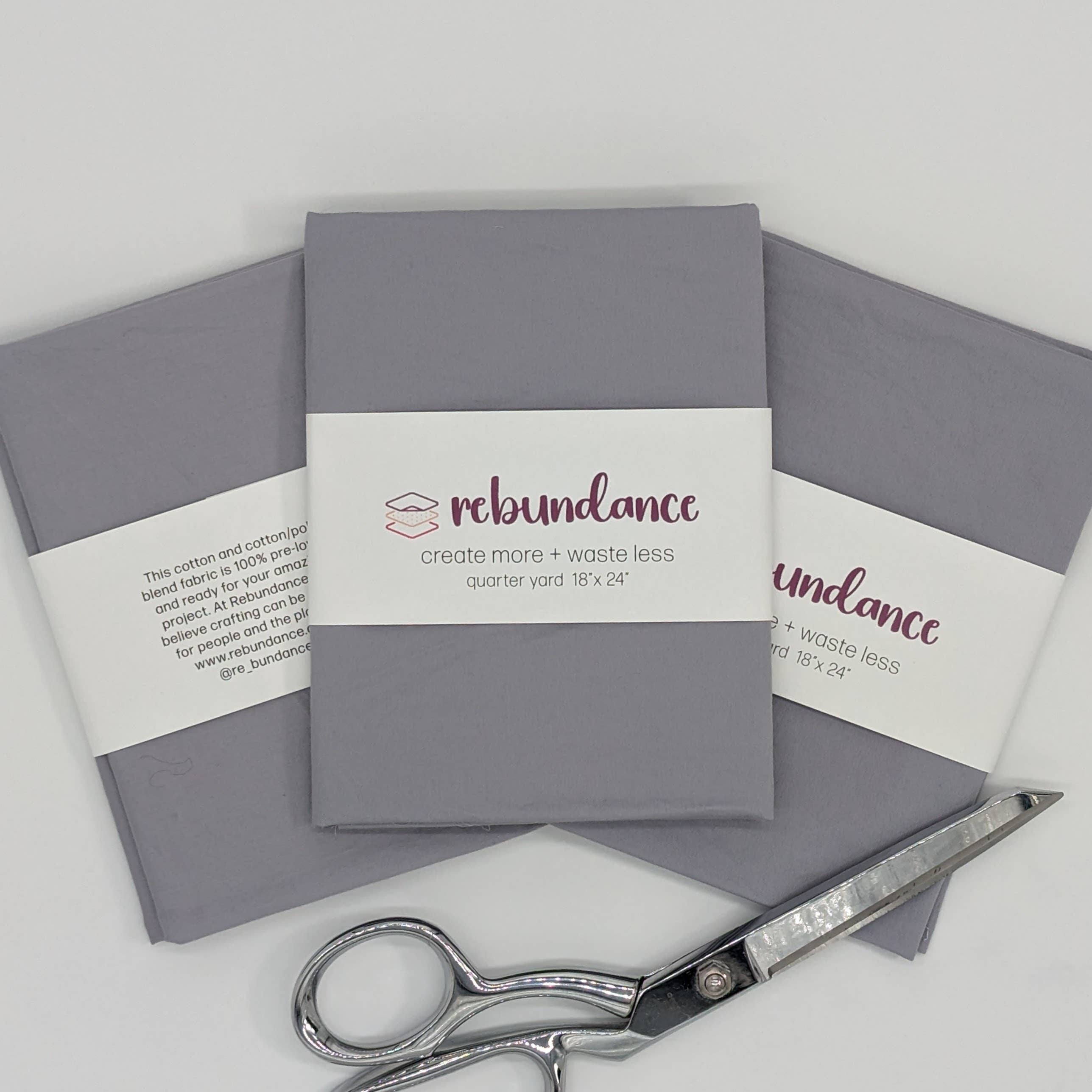 Rebundance LLC - Wholesale Fabric - Quarter Yard Fabric - Autumn Solids - Upcycled - Case of 123