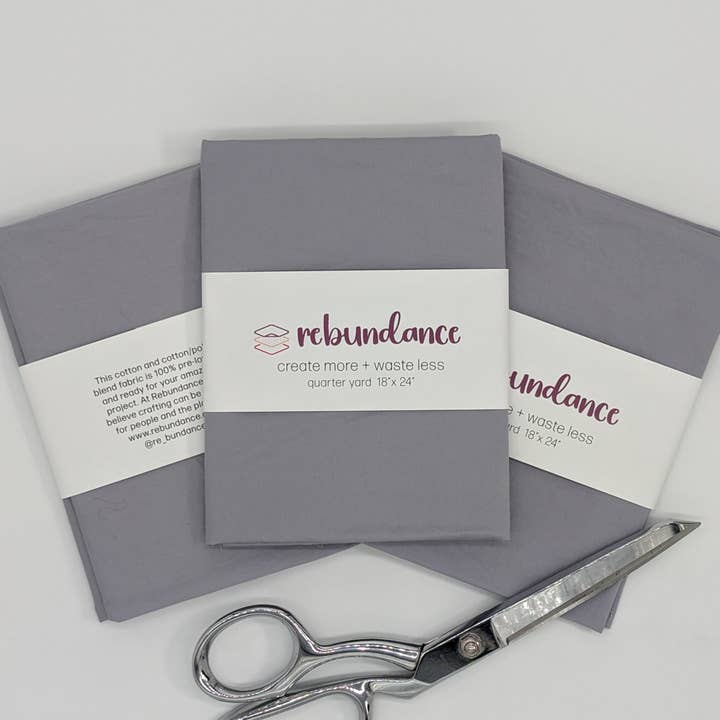 Rebundance LLC - Wholesale Fabric - Quarter Yard Fabric - Autumn Solids - Upcycled - Case of 123