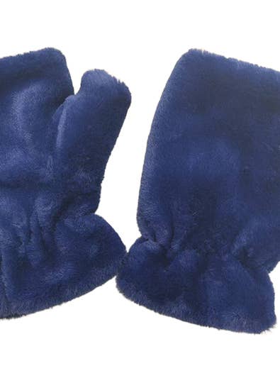 Faux Fur Fingerless Gloves(VG65N) for wholesale by J & X