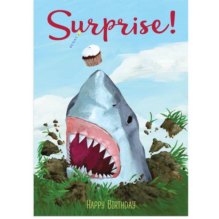 Carte Land Shark pour la vente par 23rd Day Paper Goods