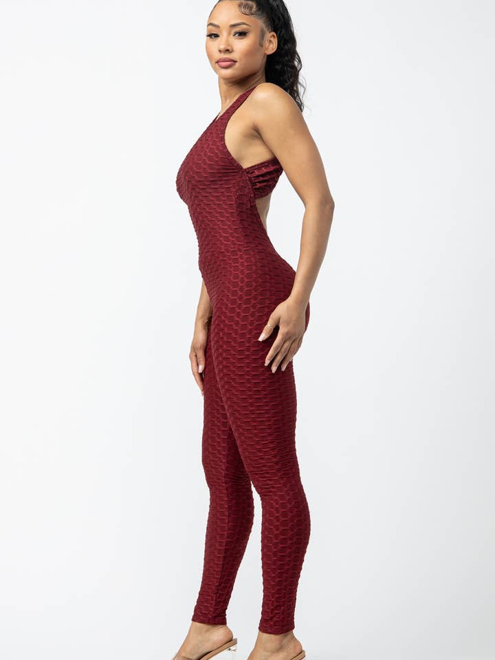 Julia by LoveJ – wholesale Jumpsuit - Dam – Ärmlös Cross tillbaka jumpsuit14