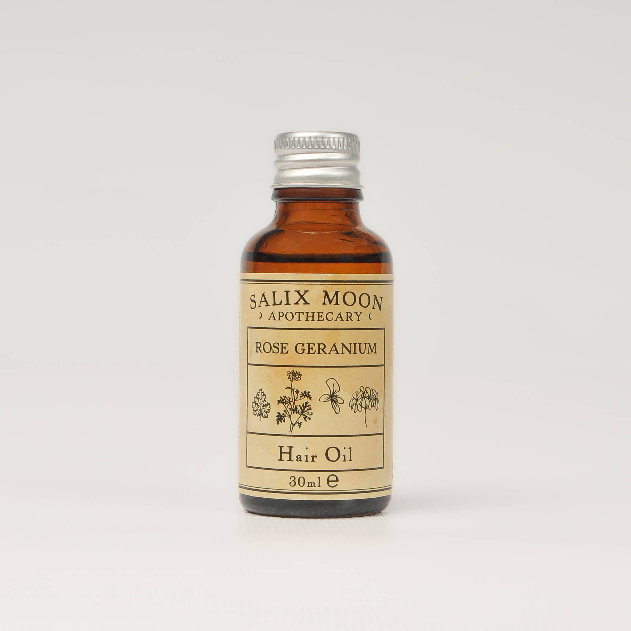 Salix Moon Apothecary – wholesale Hair oil – Botanical Hair and Scalp Oil | Rose Geranium1