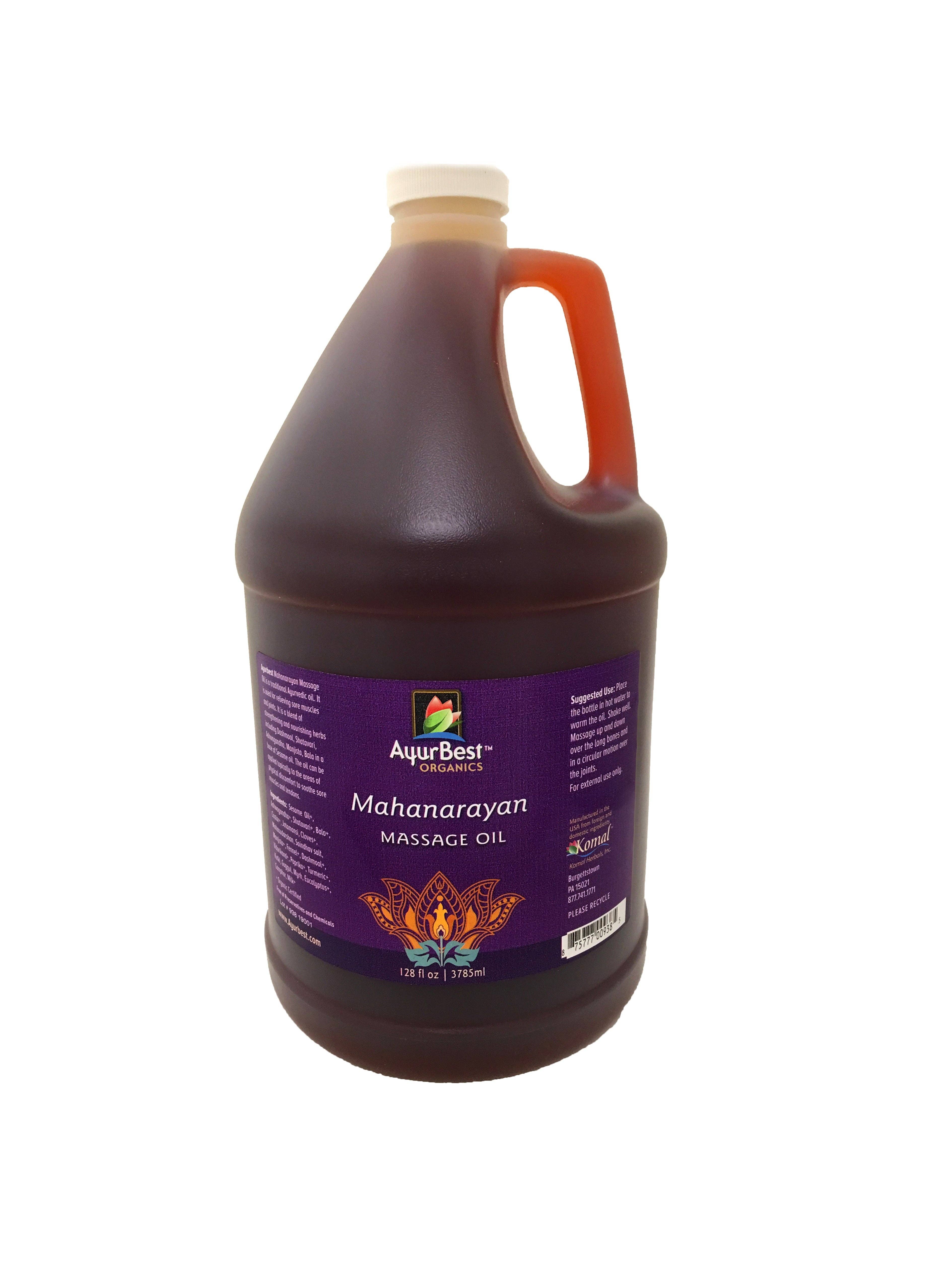 Komal Herbals, Inc - Wholesale Massage Oil/Gel - AyurBest Mahanarayan Massage Oil3
