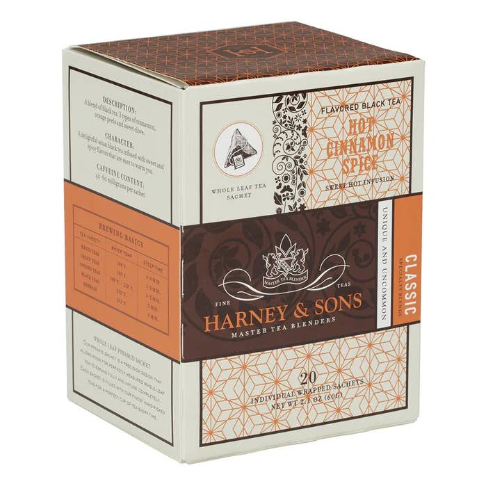 Vail Mountain Coffee & Tea Co. - Wholesale Tea Bags - Harney & Sons Hot Cinnamon Spice