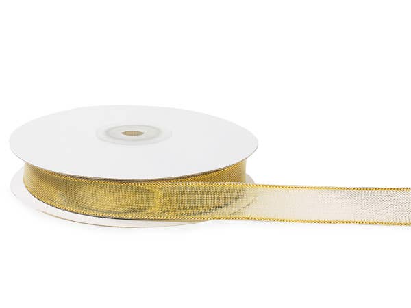 Nashville Wraps - Wholesale Ribbon - Gift Wrapping - Wired Metallic Edge Mesh Ribbon4