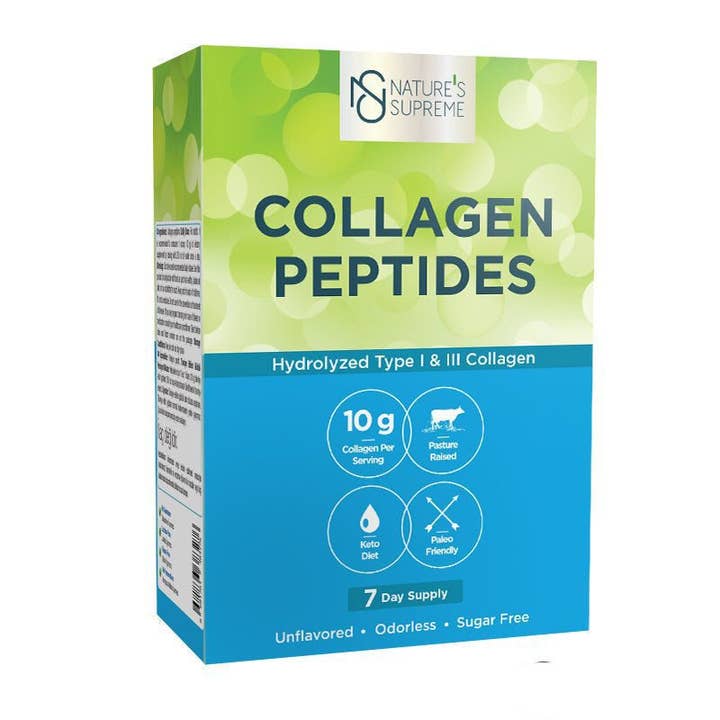 Nature's Supreme Collagen Peptides 7 Sachets Unflavored and other Purchase Wholesale nutrient water. Free Returns & Net 60 Terms on Faire trending on Faire.