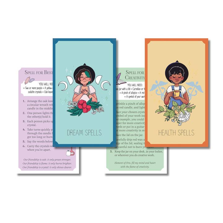 Texas Bookman - Wholesale Book - Adult - Girls' Guide To Magic: Inspirational Book with 52 Spell Card