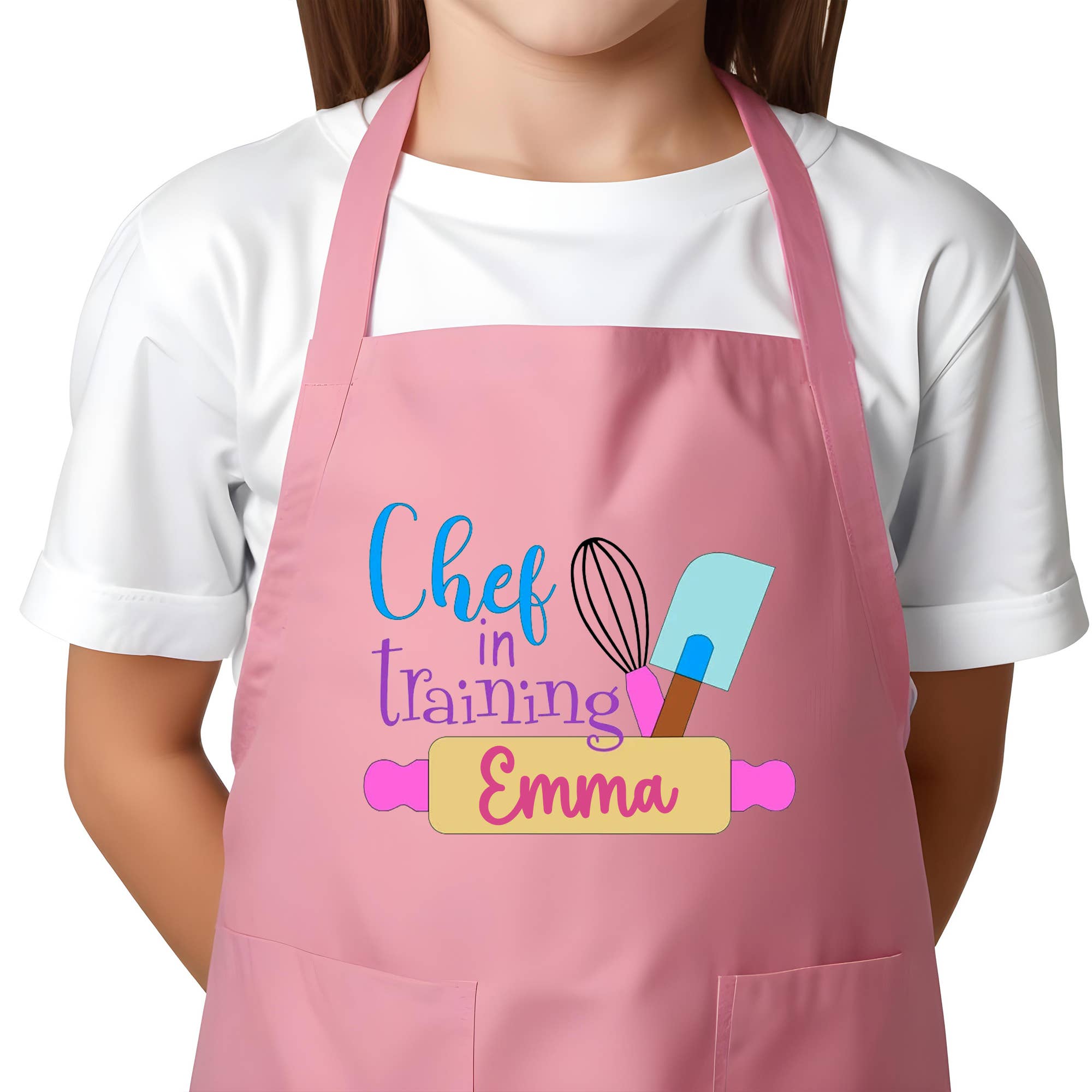 Gradzo – Großhandel Schürze – Kinder – Personalisierte Kinderschürze mit Wunschname0