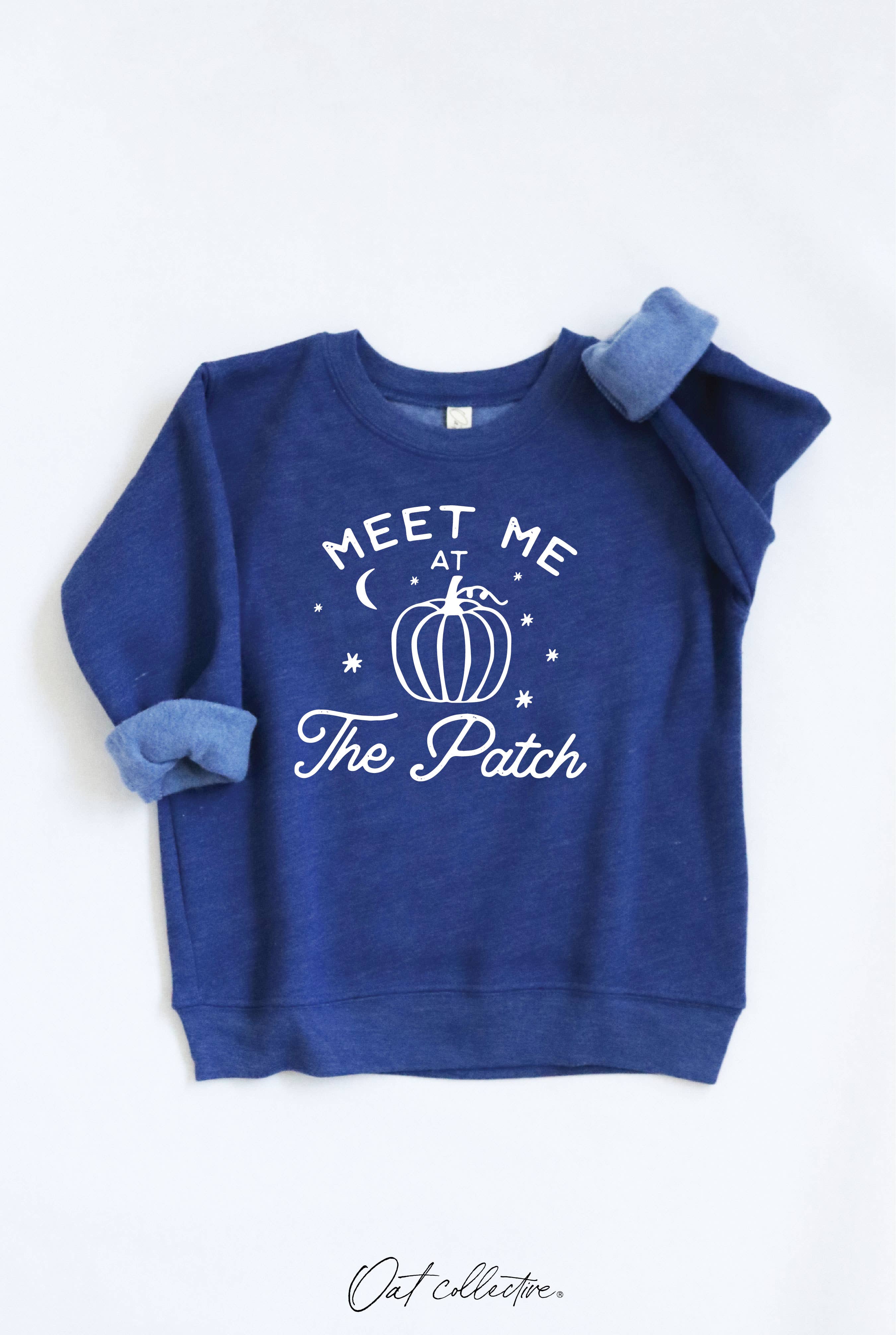 OAT COLLECTIVE - Wholesale Sweatshirt - Kinderen - MEET ME AT THE PATCH Sweatshirt met grafische print voor peuters, uniseks5
