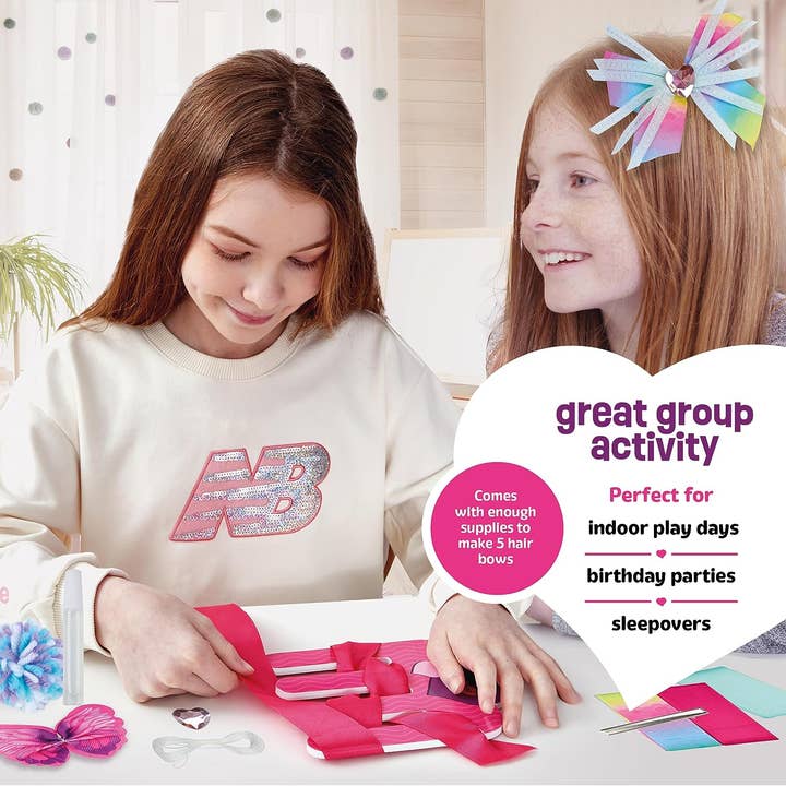 Dan&Darci - Wholesale DIY Craft Kit - Kids - Hair Bow Making Kit for Girls3